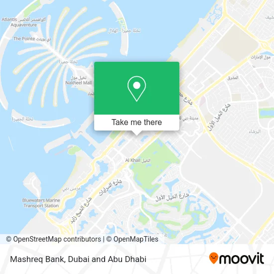 Mashreq Bank map