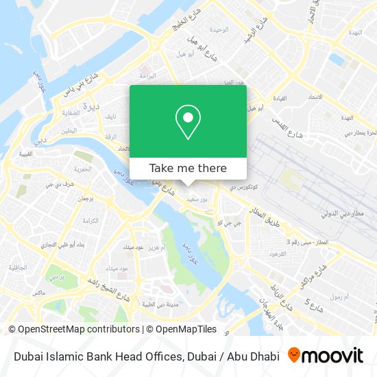 Dubai Islamic Bank Head Offices map