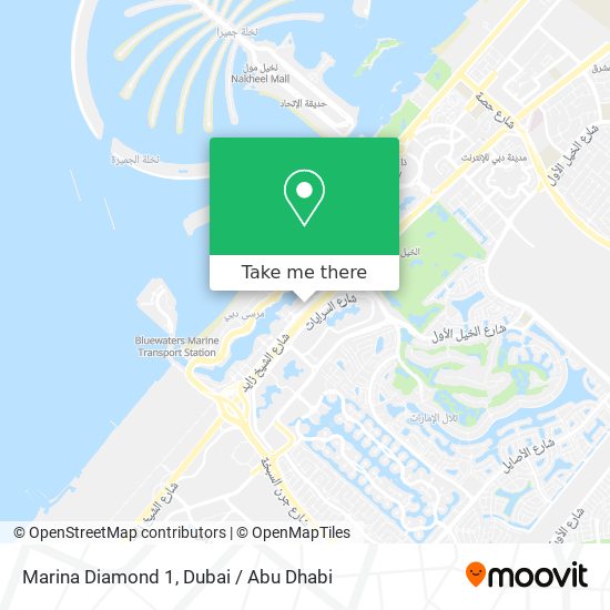 Marina Diamond 1 map