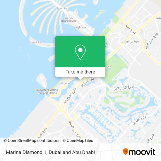 Marina Diamond 1 map