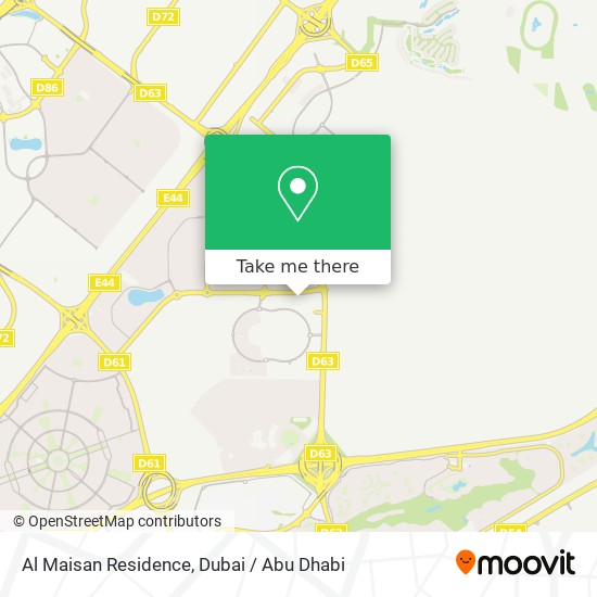 Al Maisan Residence map