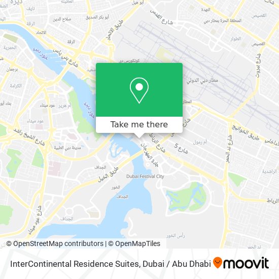 InterContinental Residence Suites map