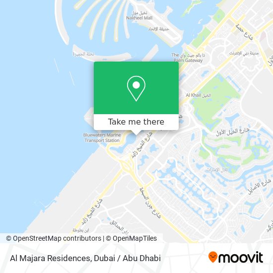 Al Majara Residences map