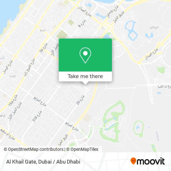 Al Khail Gate map