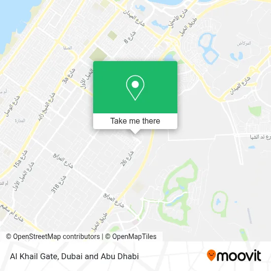 Al Khail Gate map