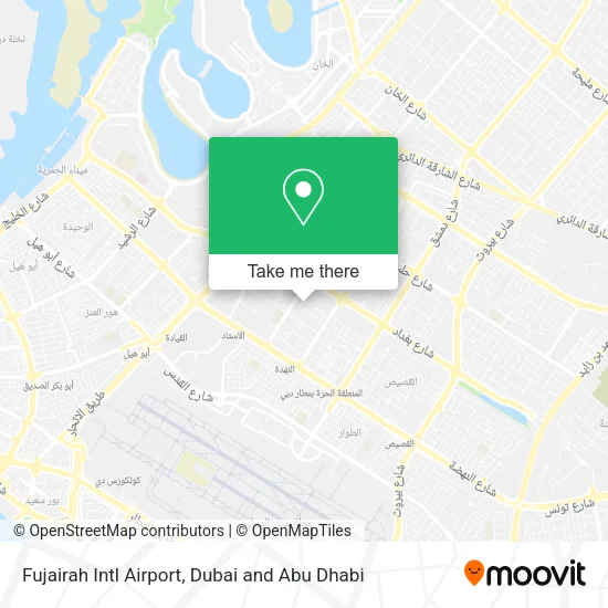 Fujairah Intl Airport map