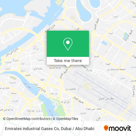 Emirates industrial Gases Co map