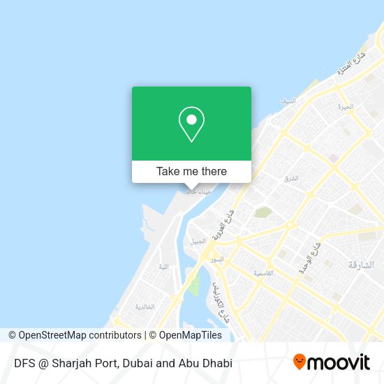 How to get to DFS Sharjah Port in Dubai / Abu Dhabi by bus or metro?