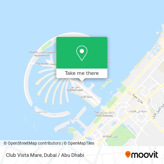 Club Vista Mare map