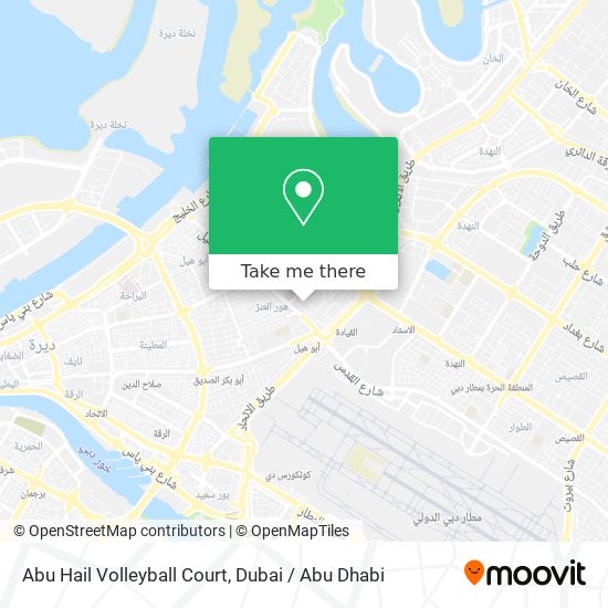 Abu Hail Volleyball Court map