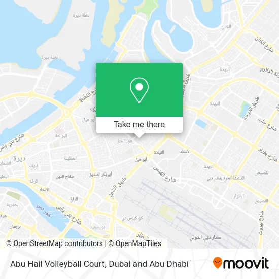 Abu Hail Volleyball Court map
