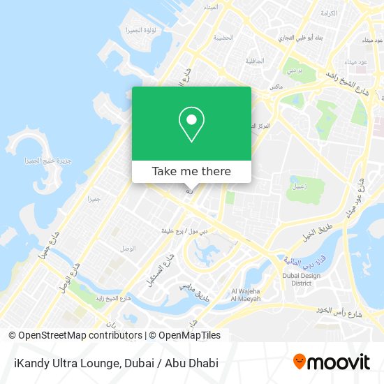iKandy Ultra Lounge map