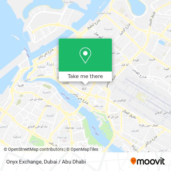 Onyx Exchange map