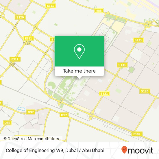 College of Engineering W9 map