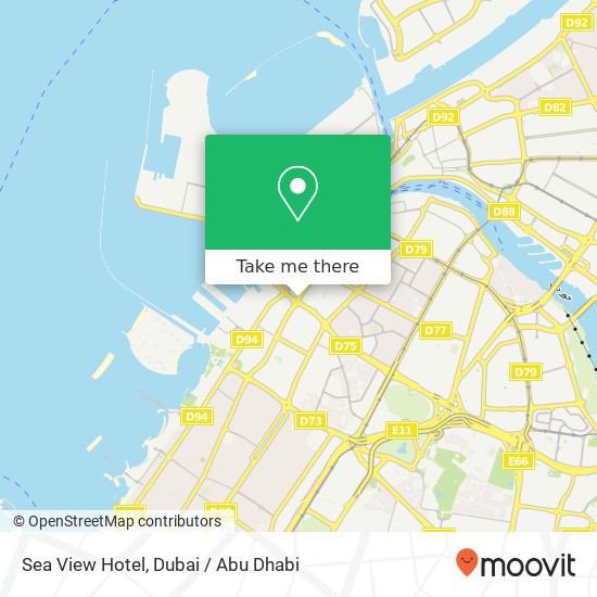 Sea View Hotel map