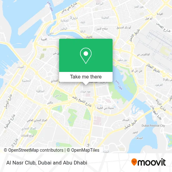 Al Nasr Club map