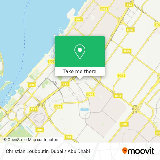 Christian Louboutin map