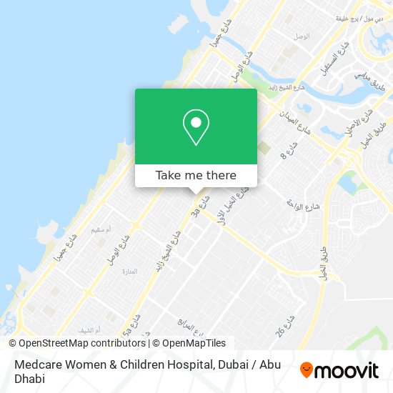 Medcare Women & Children Hospital map
