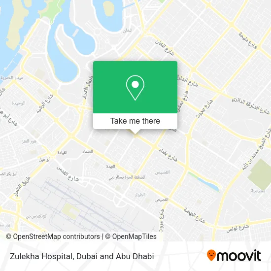 Zulekha Hospital map