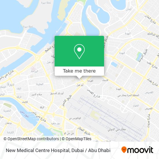 New Medical Centre Hospital map