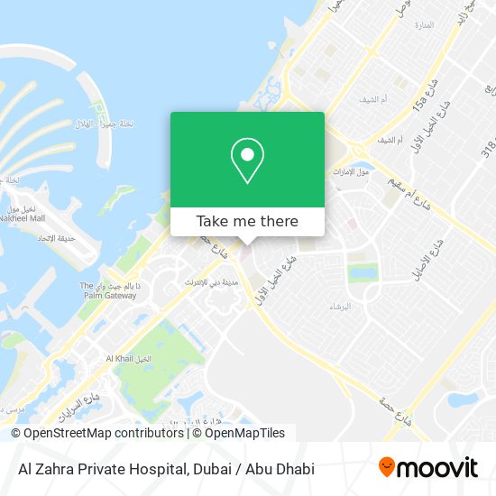 Al Zahra Private Hospital map