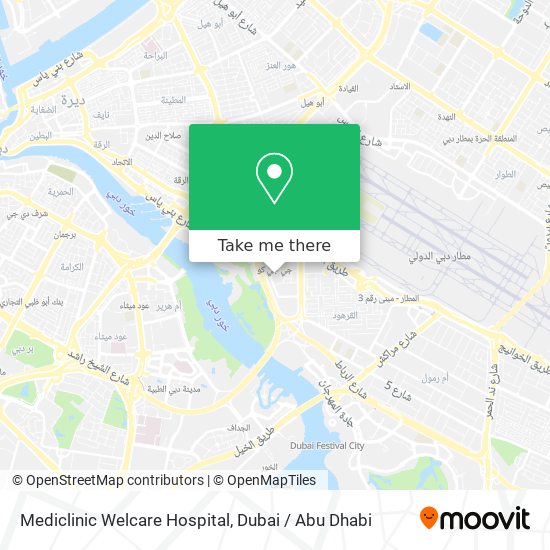 Mediclinic Welcare Hospital map