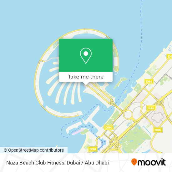 Naza Beach Club Fitness map