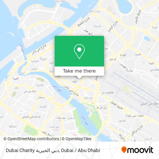 Dubai Charity دبي الخيرية map