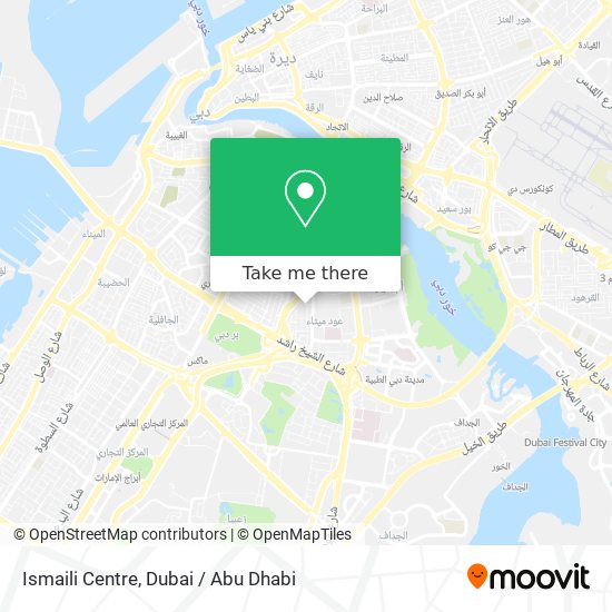 Ismaili Centre map