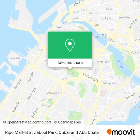 Ripe Market at Zabeel Park map