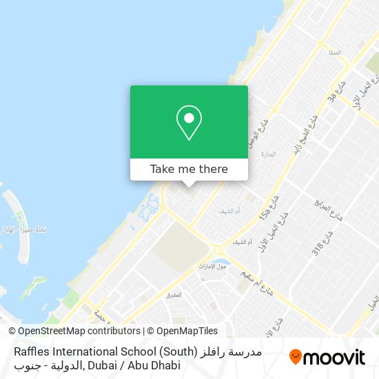 Raffles International School (South) مدرسة رافلز الدولية - جنوب map