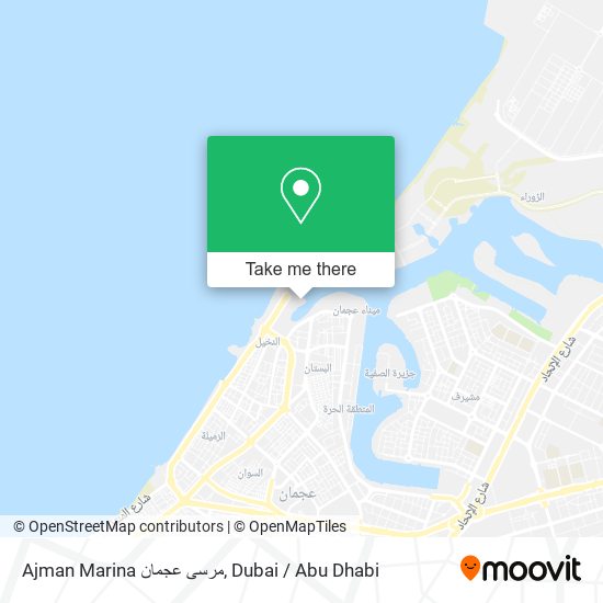 Ajman Marina مرسى عجمان map