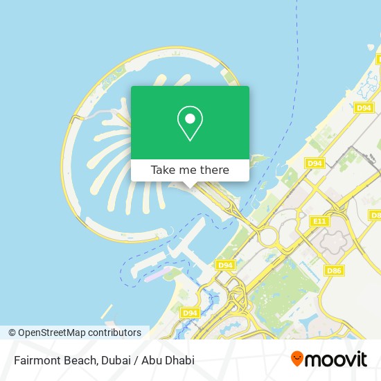 Fairmont Beach map