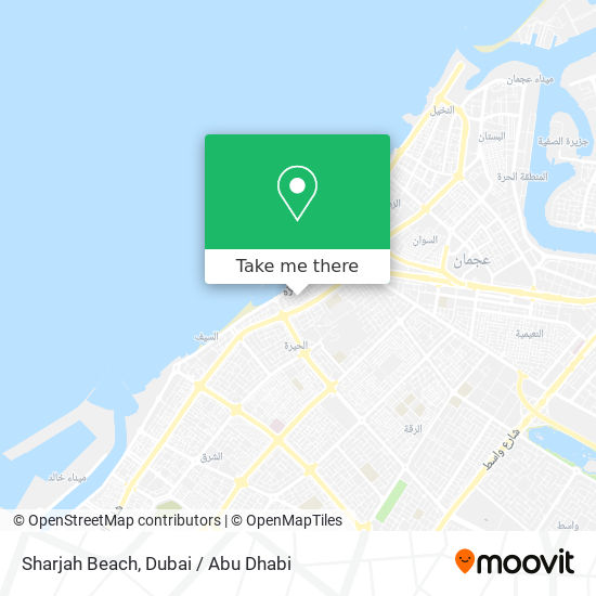 Sharjah Beach map