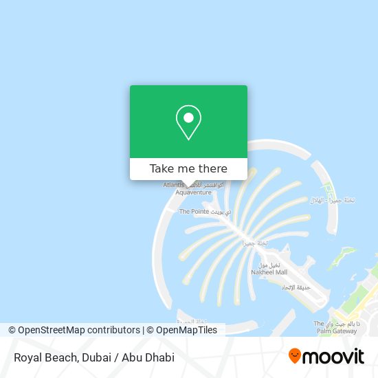 Royal Beach map