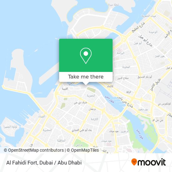 Al Fahidi Fort map