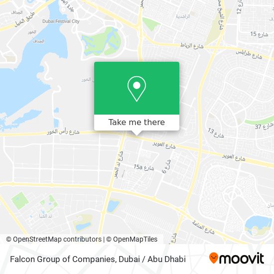 Falcon Group of Companies map