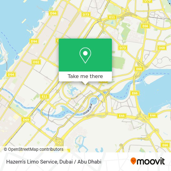 Hazem's Limo Service map