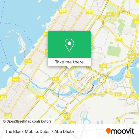 The Black Mobile map