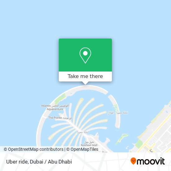 Uber ride map