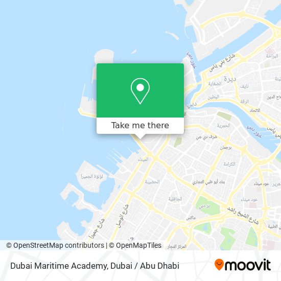 Dubai Maritime Academy map