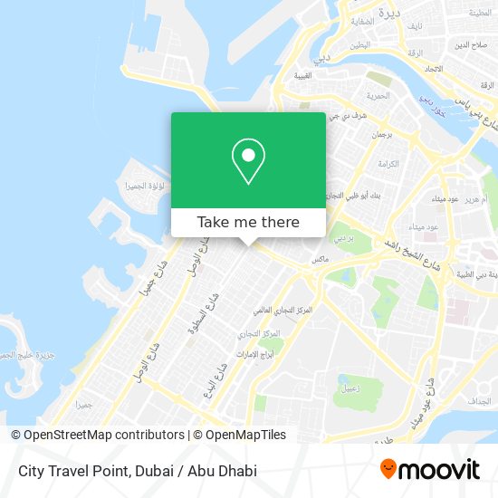 City Travel Point map