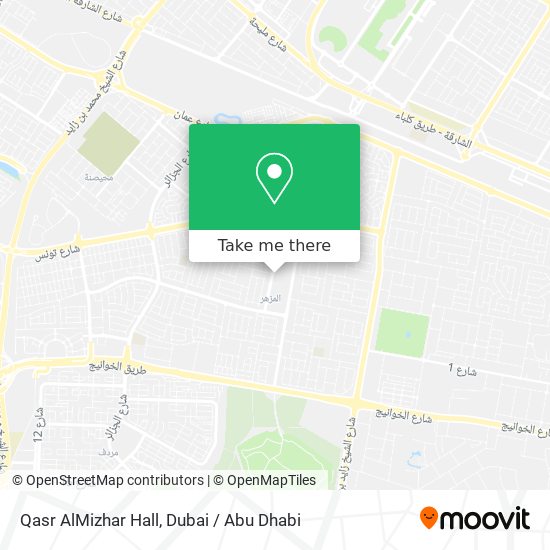 Qasr AlMizhar Hall map