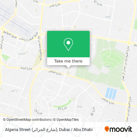 Algeria Street (شارع الجزائر) map