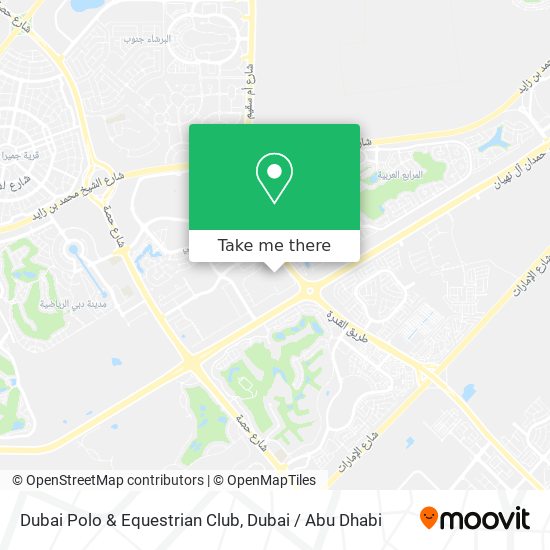 Dubai Polo & Equestrian Club map