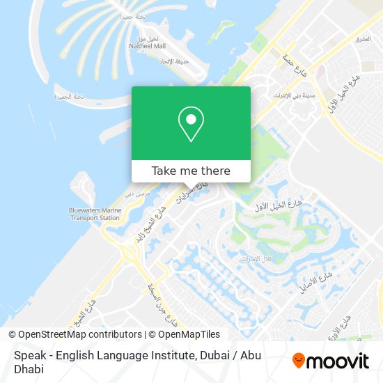 Speak - English Language Institute map