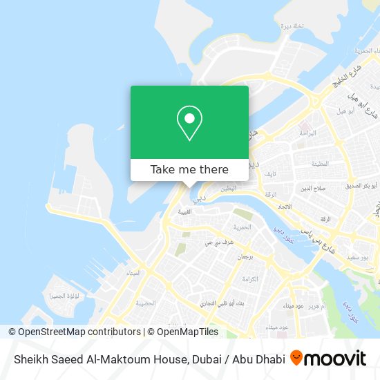 Sheikh Saeed Al-Maktoum House map