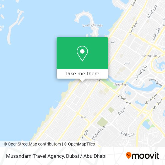 Musandam Travel Agency map