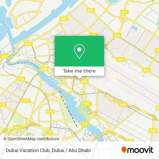Dubai Vacation Club map