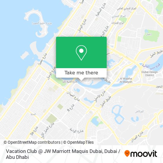Vacation Club @ JW Marriott Maquis Dubai map